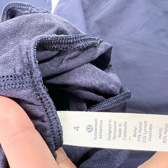 Lululemon Cadence Crusher Hoodie Womens 4 Deep Indigo Pullover Long Sleeve - Picture 6 of 9
